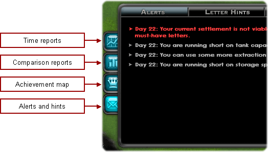 Game inspect control panel