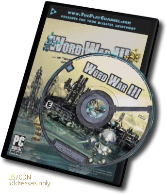 Boxed DVD format, Word War III, a great pc strategy game