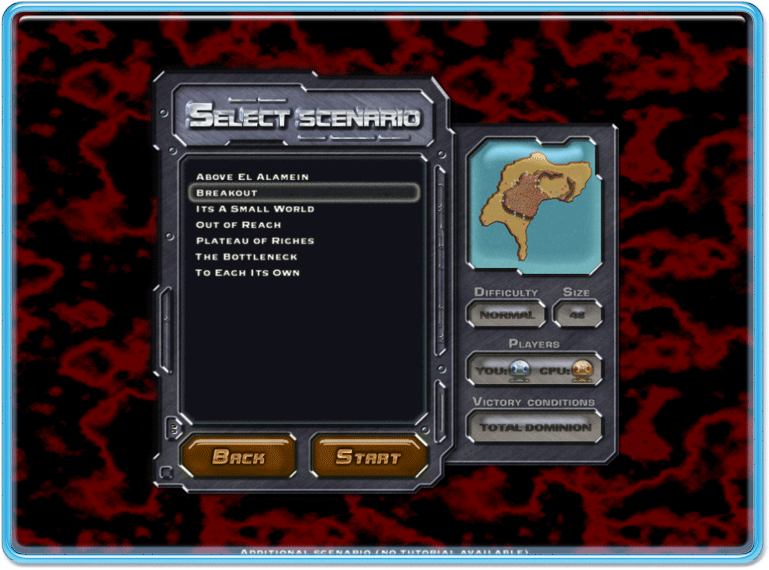 New scenarios